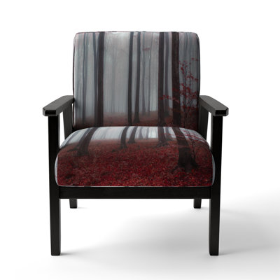 Chaise d'appoint et fauteuil rembourrés Foggy Morning Red Forest IV