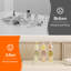 3 Tier Clear Display Risers Stand, Plastic Organizers For Figures, Cupcake, Perfume, Dessert, Desktop Display Stand For Organize And Decorationa