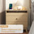 3 - Drawer Nightstand, 24“ W Wood Bedside Table With Built-In Outlets And Solid Wood Legs-76430150-76430149