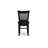 5 Piece Modern Dining Table Set Includes a Round Kitchen Table with Pedestal and 4 Kitchen Dining Chairs, Black-217143562-217143563-217143669