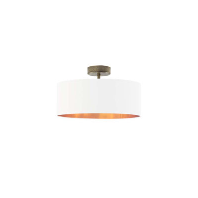 Geelke Fabric Semi Flush Mount