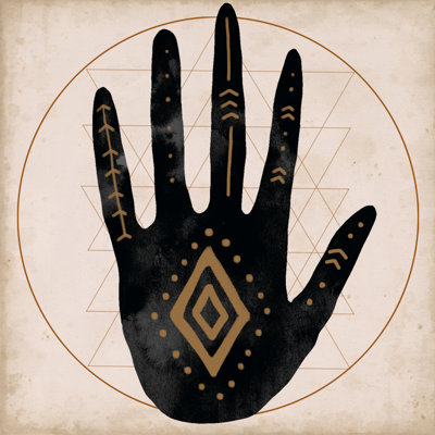 Palmier illuminé II