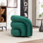 Fauteuil demi-tonneau rembourré et pivotant-1711897627