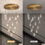 Lustre en cristal avec longueur réglable-1033648623