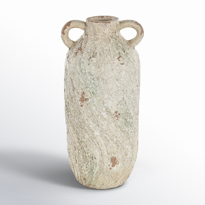 Clairabelle Magnesium Oxide Table Vase, 15.40" H x 6.70" W x 6.90" D