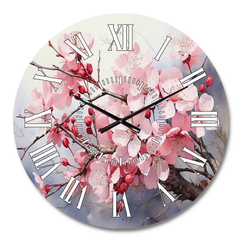 Horloge murale en porcelaine de Chine, Médium