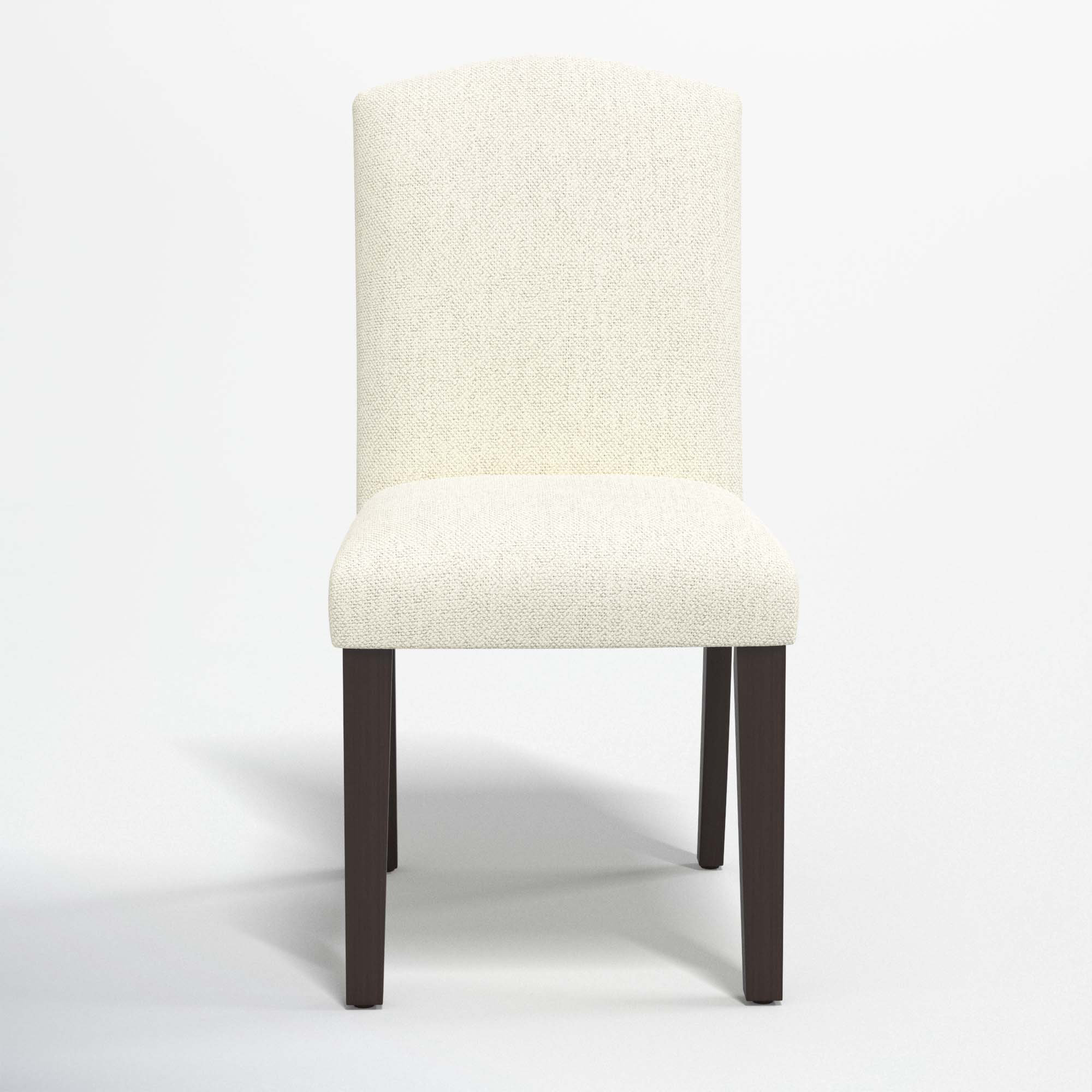 Estrela Upholstered Dining Chair, Milsap Canvas Sustain® Tweed, Espresso