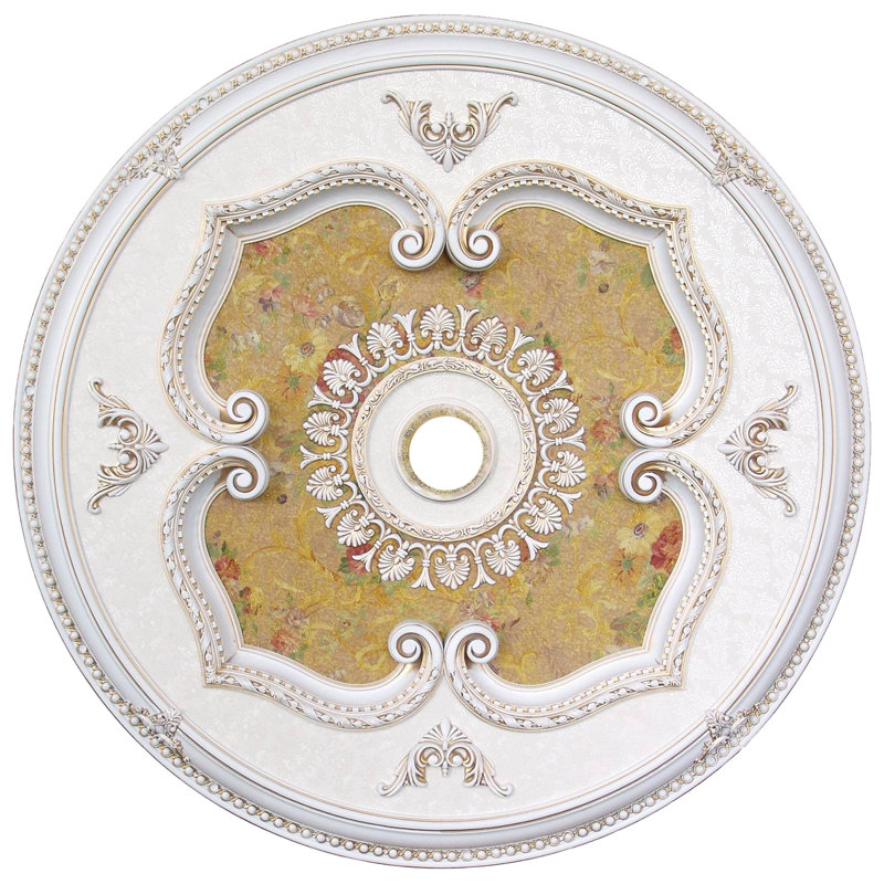 Motif floral rond rond 43 po