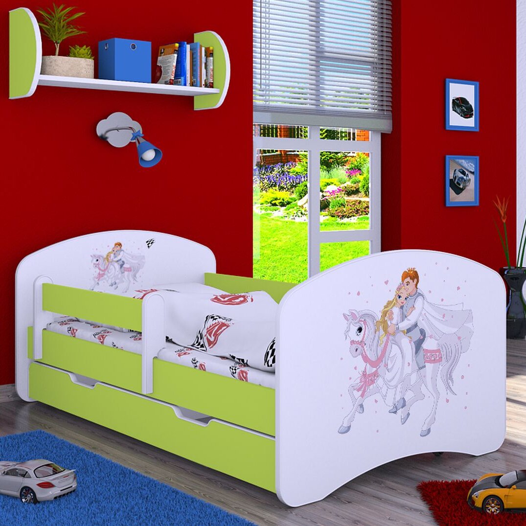 Kinderbett Didion mit Schublade, 70 x 140 cm