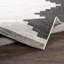 Indoor & Outdoor Modern Boho Black Rug-805653372