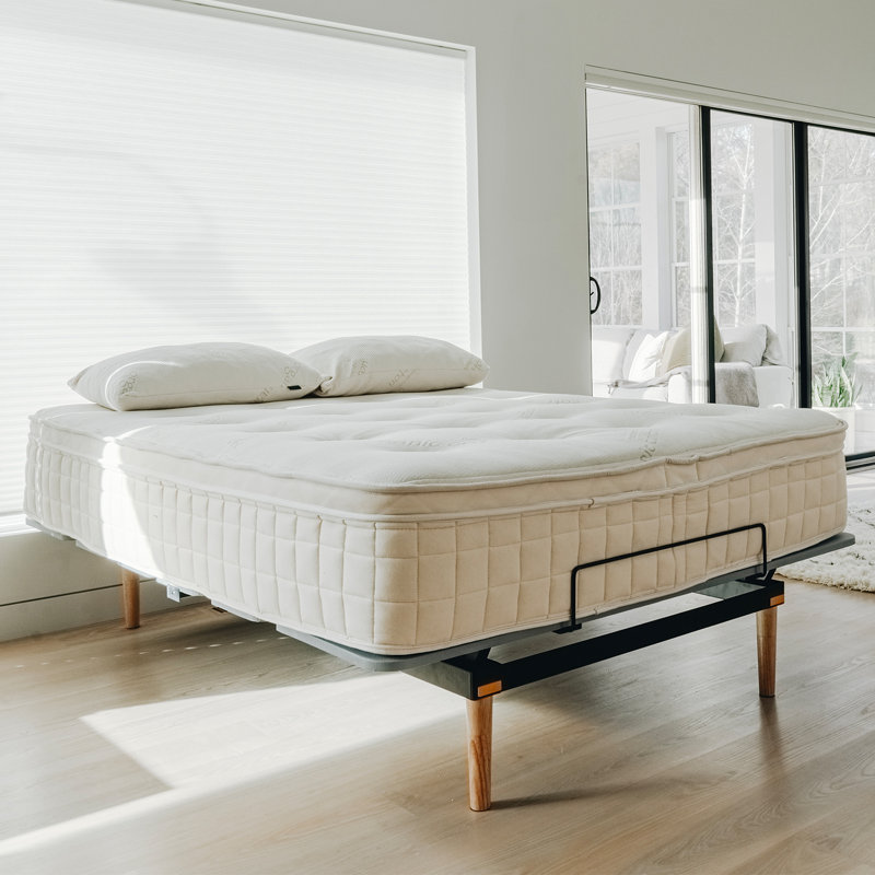 Matelas à plateau-coussin naturel Naturepedic Concerto, Très grand