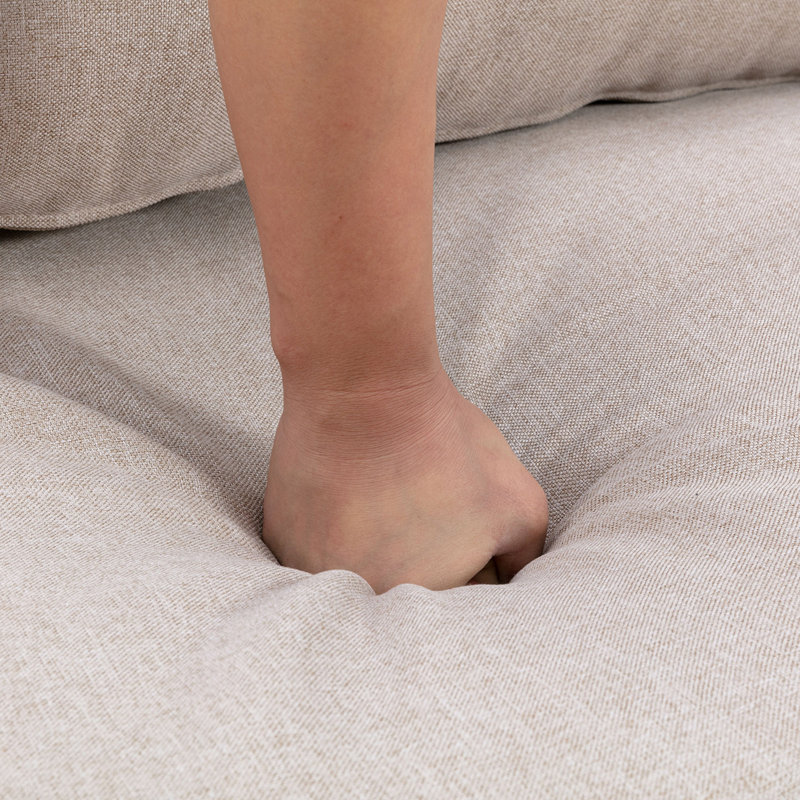 Canapé Junien, 100% coton beige