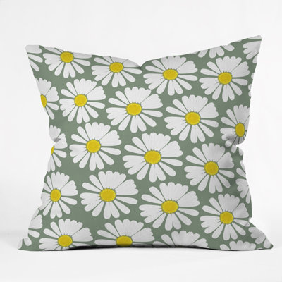Coussin décoratif camomille