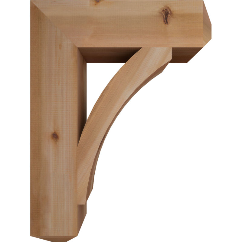 Support pour artisan Thorton, Cèdre rouge de l'Ouest (lisse), H 32 po x l 6 po x P 24 po