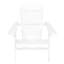 Chaise en bois, blanche, pliable, pour profiter de l'extérieur avec un attrait naturel-1885899579