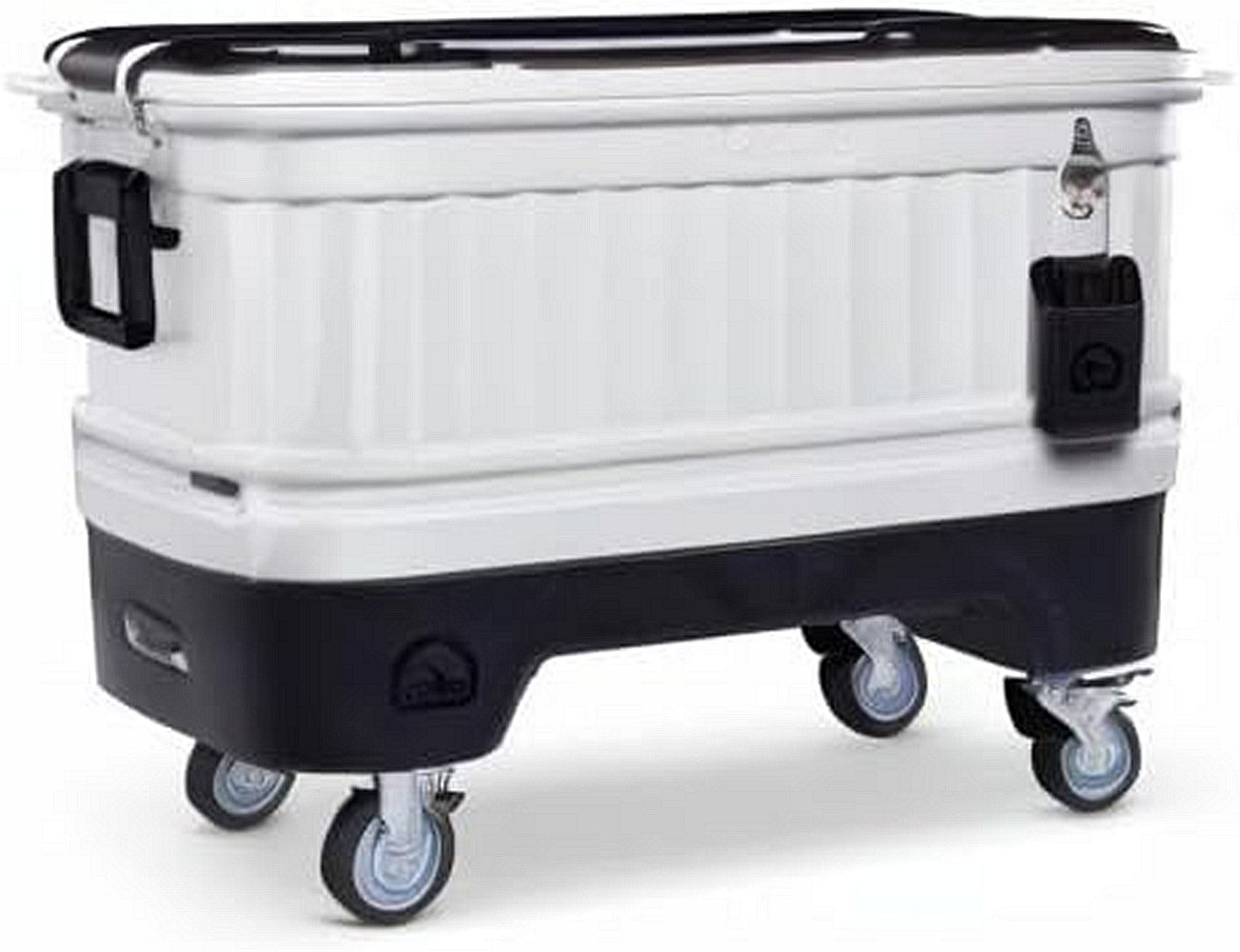 Glacière à Roues 43 L – Tissu Oxford 600D, Poignée Télescopique, Pliable, Pour Camping Et Pique-nique