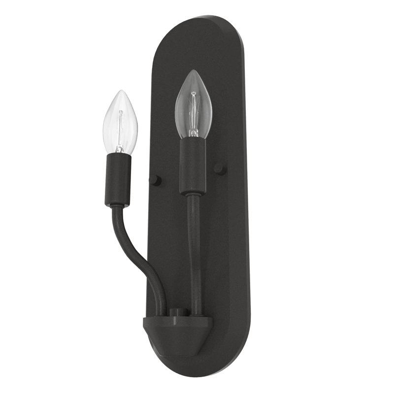 Merlin Aluminum Candle Wall Light, Noble Bronze