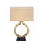 Lampe de table dorée 27 "