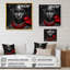 «The Lady With The Red Ruby III - Fashion Woman», art mural-87363944-87363947