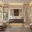 Gilded Double Bath Floating Vanity-314446561-314446560