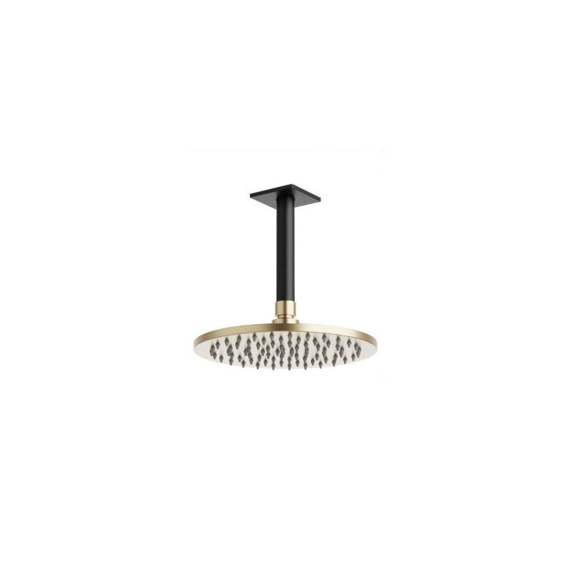 Rain Shower Head 1.8 GPM GPM, Satin Brass
