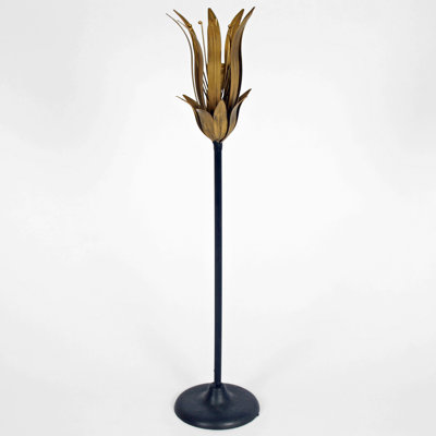 H Tabletop Candlestick Holder with Candle Included