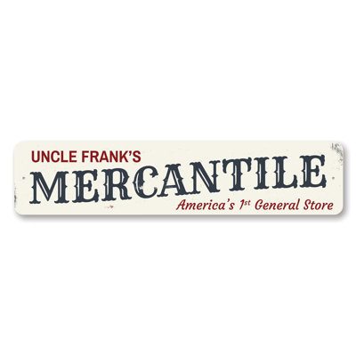America's First General Store Aluminum Sign