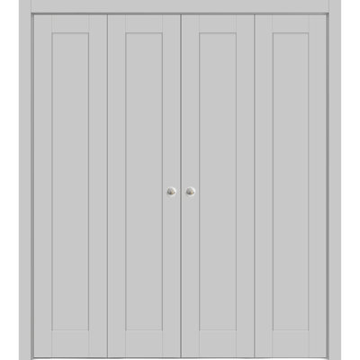Porte pliante à panneaux en bois Quadro