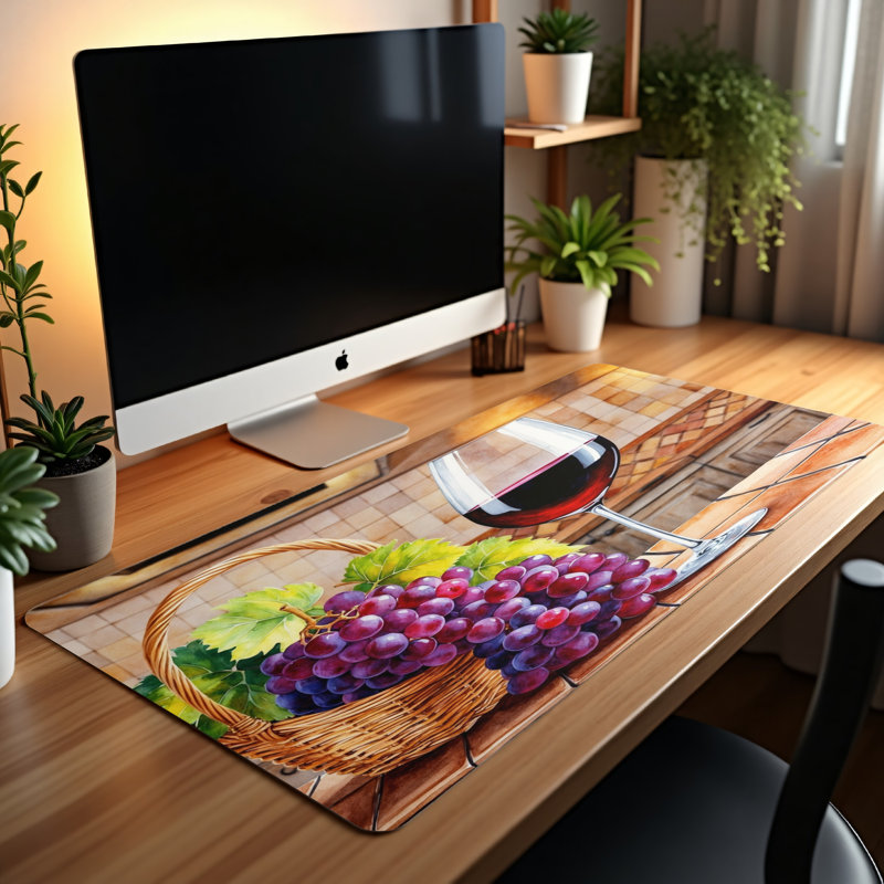 Polyester Desk Pad, 14.4x12.1