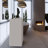 35'' Tall Stone Resin Rectangular Pedestal Bathroom Sink with Overflow