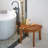 Knudsen 25 in. W Teak Shower Bench