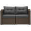 Canapé d'extérieur de 76 po de largeur avec coussins-1820050658-1820050670