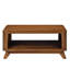 Ensemble de table basse de salon rectangulaire, ensemble de table de salon 3 pièces avec pieds en bois massif, 1 table basse et 2 tables de bout, ensemble de table de thé avec centre en bois, facile à assembler-940059844