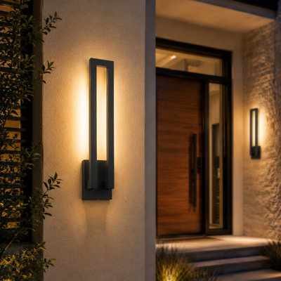 Dimmable Modern Outdoor LED Wall Sconce
