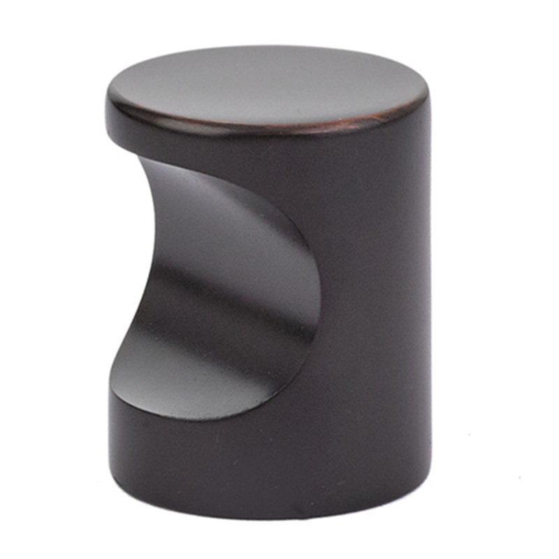 Bouton cylindrique, Bronze huilé, 1"