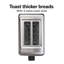 Hamilton Beach 2 Slice Brushed Stainless Steel Toaster with Extra-Wide Slots, Toast Boost, Auto Shutoff, 22992J