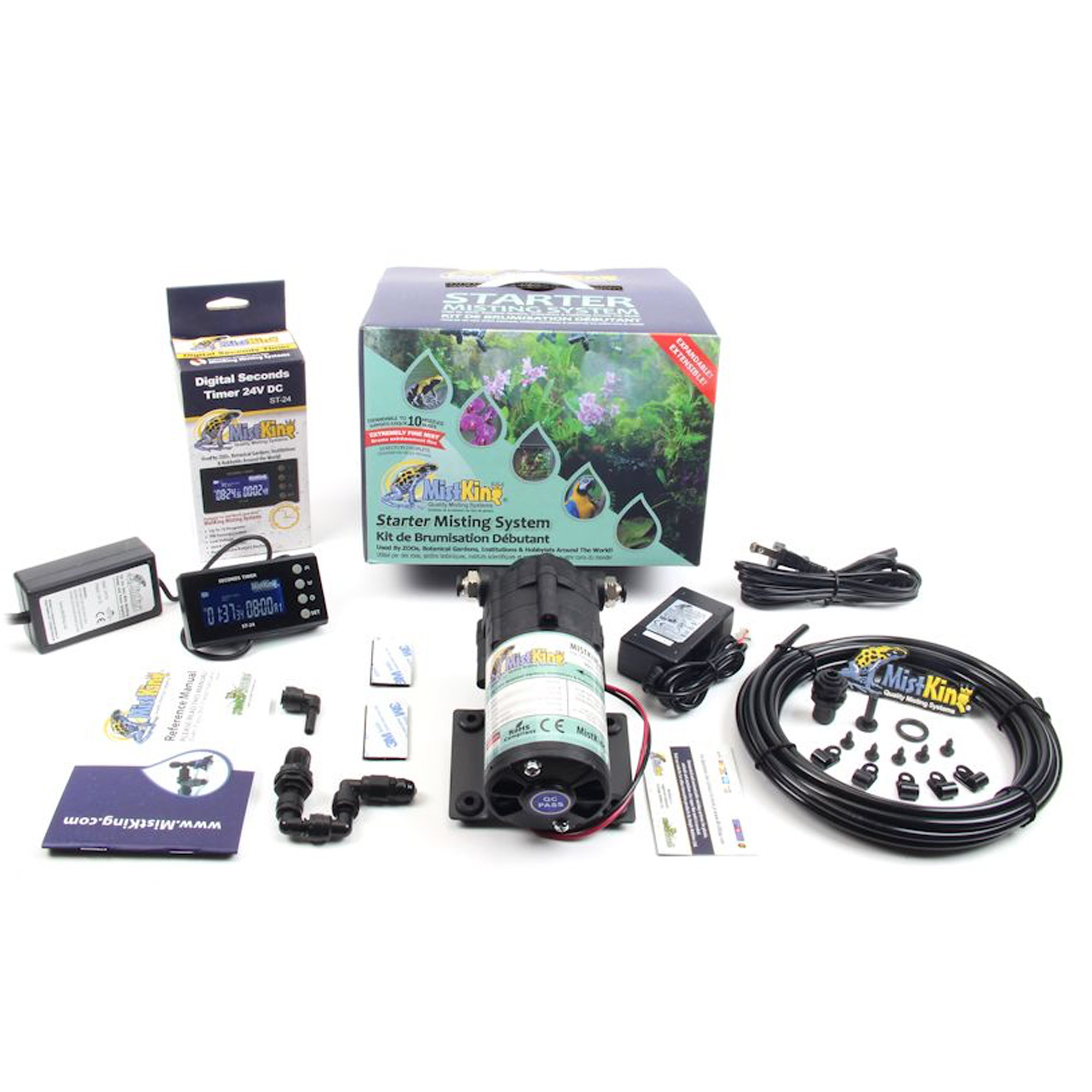 MistKing 4th Generation Starter Misting System for Patio Cooling