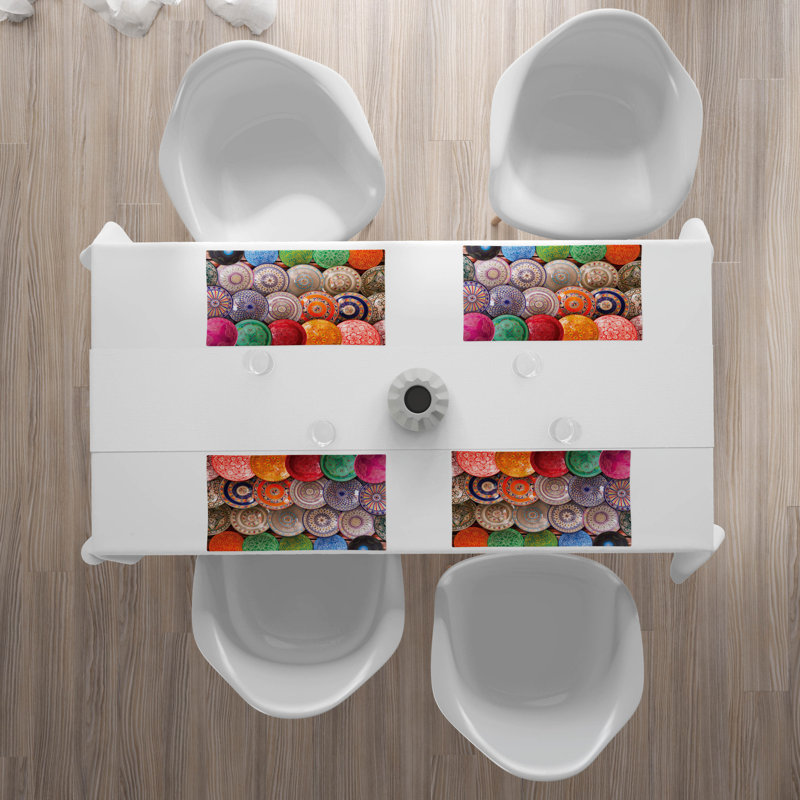 Polyester Abstract Rectangle Placemat