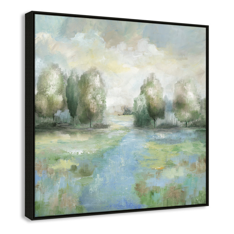 Into the Woods - Square Version Print par Nan, H 41,5 po x l 41,5 po, Espresso