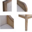 Chaise d'appoint avec coussin de dossier amovible