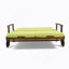 Double chaise longue de patio avec coussin-1290262156
