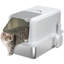 Stainless Steel Cat Litter Box with Removable Lid Scoop-115118128