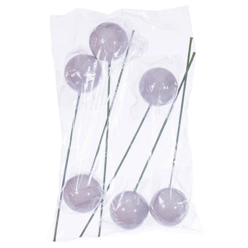 4" Shatterproof Bauble, White