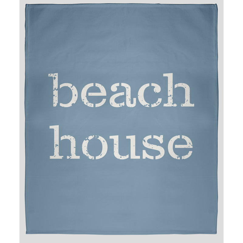Couverture polaire Beach House, L 30 po x L 40 po, Fumée poussiéreuse