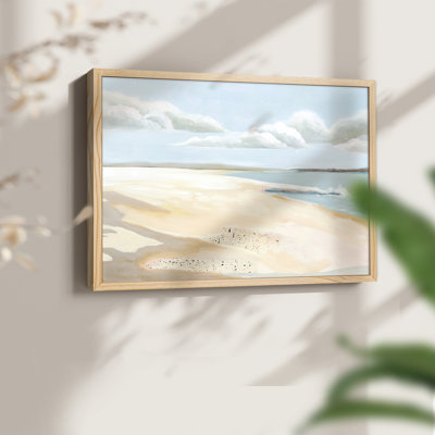 Sandy Getaway II -Framed Print - Restickable