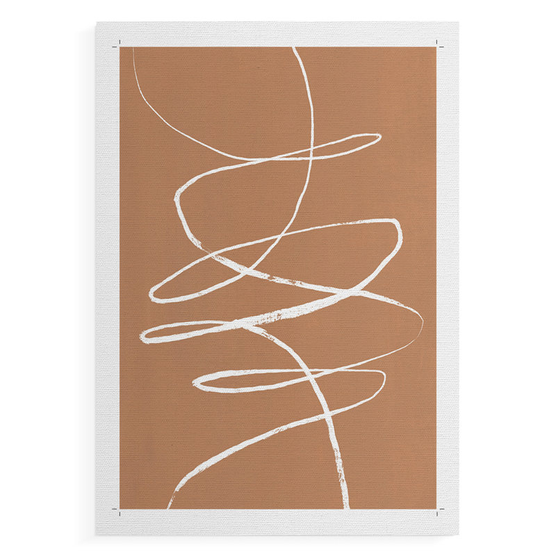 Terracotta Drift II - Impression sur toile seulement - NON CADRE, H 48 po x l 32 po
