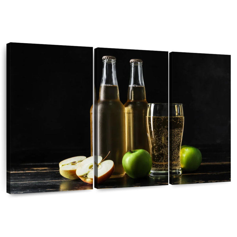 Sparkling Apple Cider, 36" H x 57" W