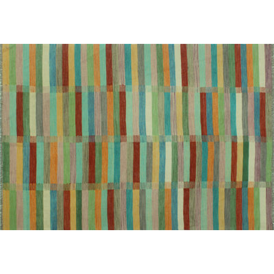 Bricelynn Wool Striped Indoor Rug