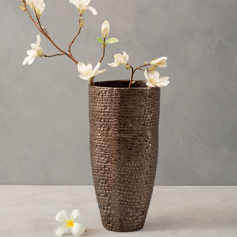 Buzz Metal Table Vase, 36cm H x 18cm W x 18cm D