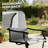Outdoor Gray Chairs,Swivel Chairs Set of 2-555127259